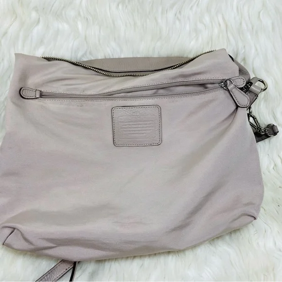 Coach Pebbled Leather Shoulder & Crossbody Bag in Taupe - Picture 6 of 14